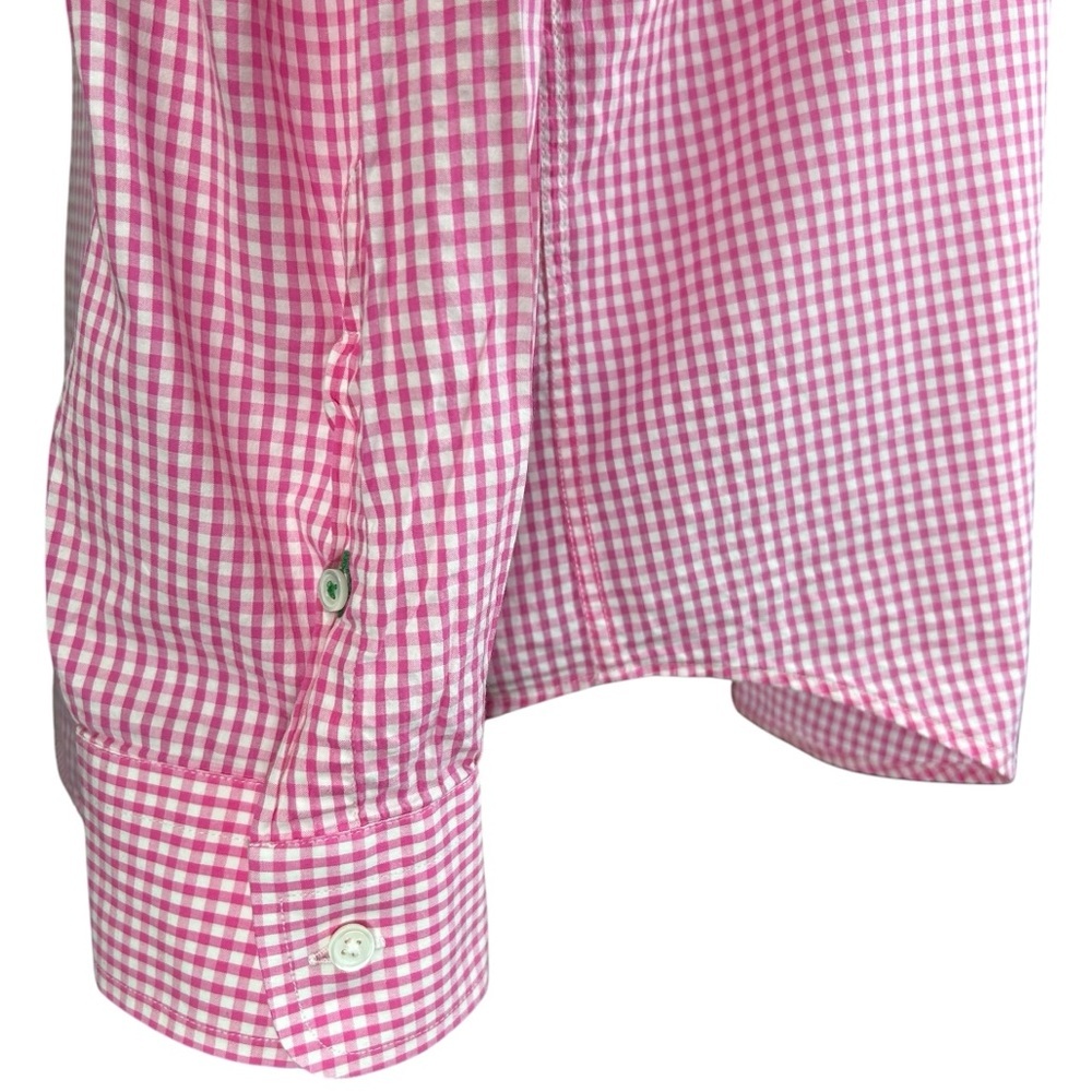 J Mclaughlin Windowpane Button Down Shirt Large P… - image 5